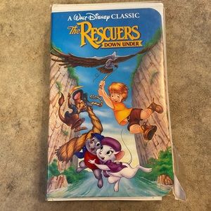 Rescuers Down Under black diamond VHS